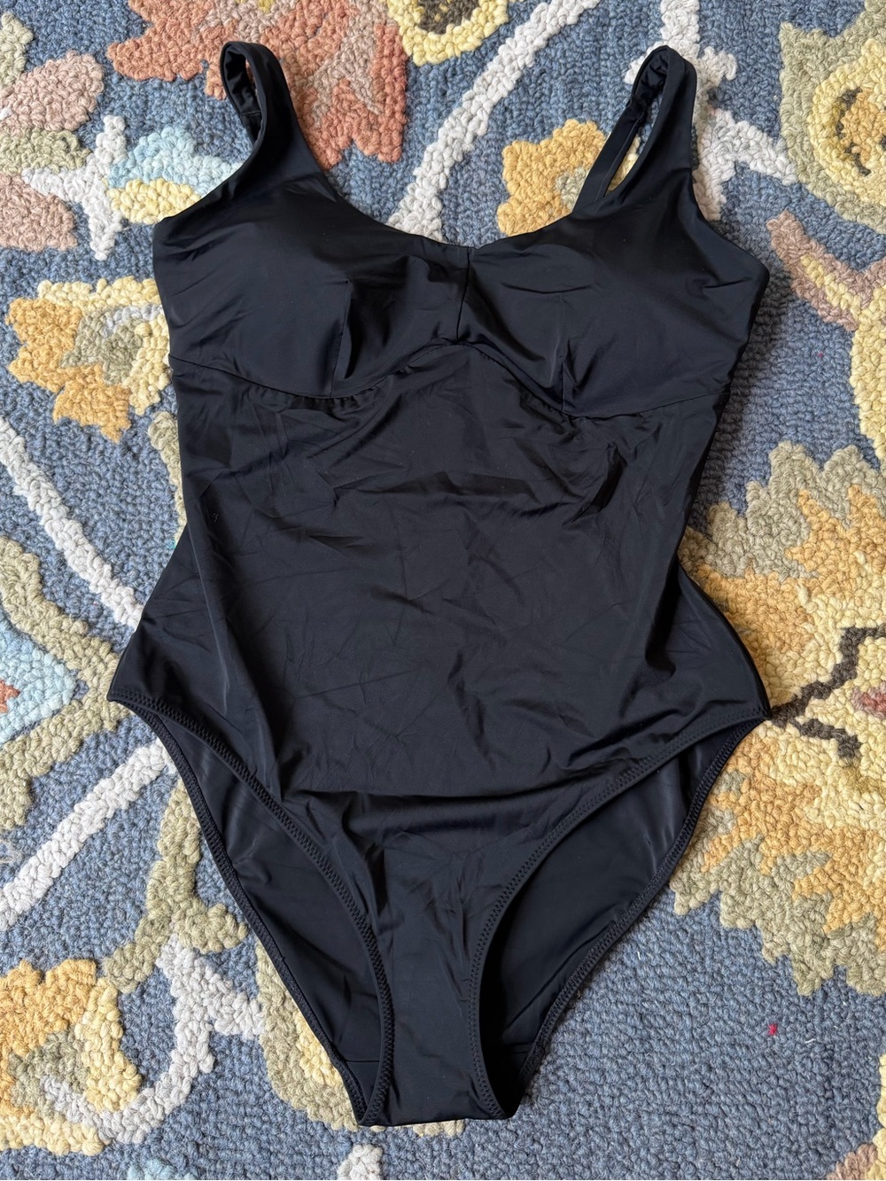 YITTY Black One-Piece Swimsuit with Contoured Cups Size XXL/1X Resortwear - Picture 2 of 12